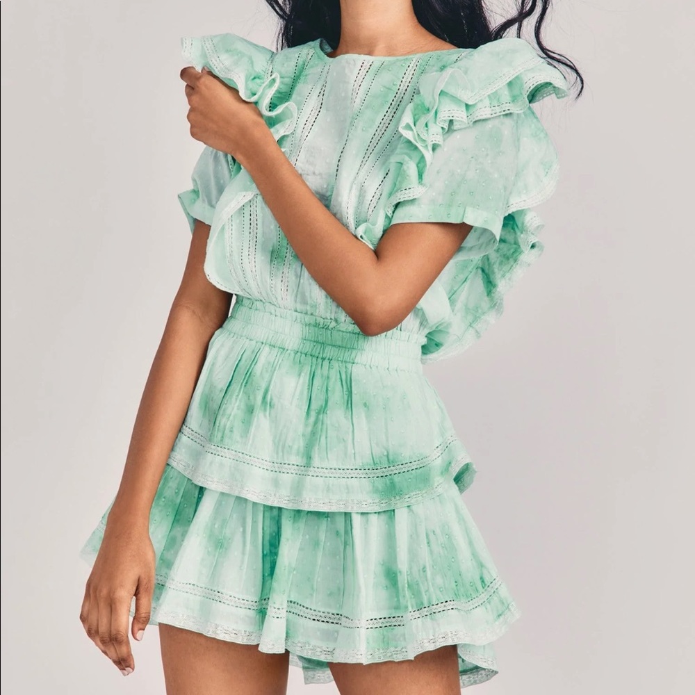 Natasha Dress Jade Mist Hand Dye size M